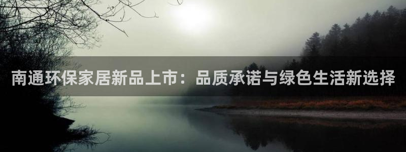 沐鸣2平台黑款：南通环保家居新品上市：品质承诺与绿色生活新选