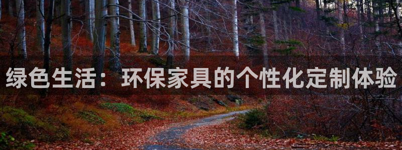 沐鸣2主管qq：绿色生活：环保家具的个性化定制体验