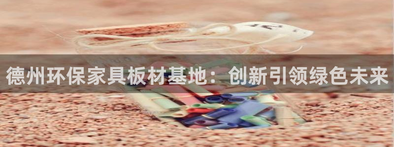 沐鸣2注册登录代理：德州环保家具板材基地：创新引领绿色未来